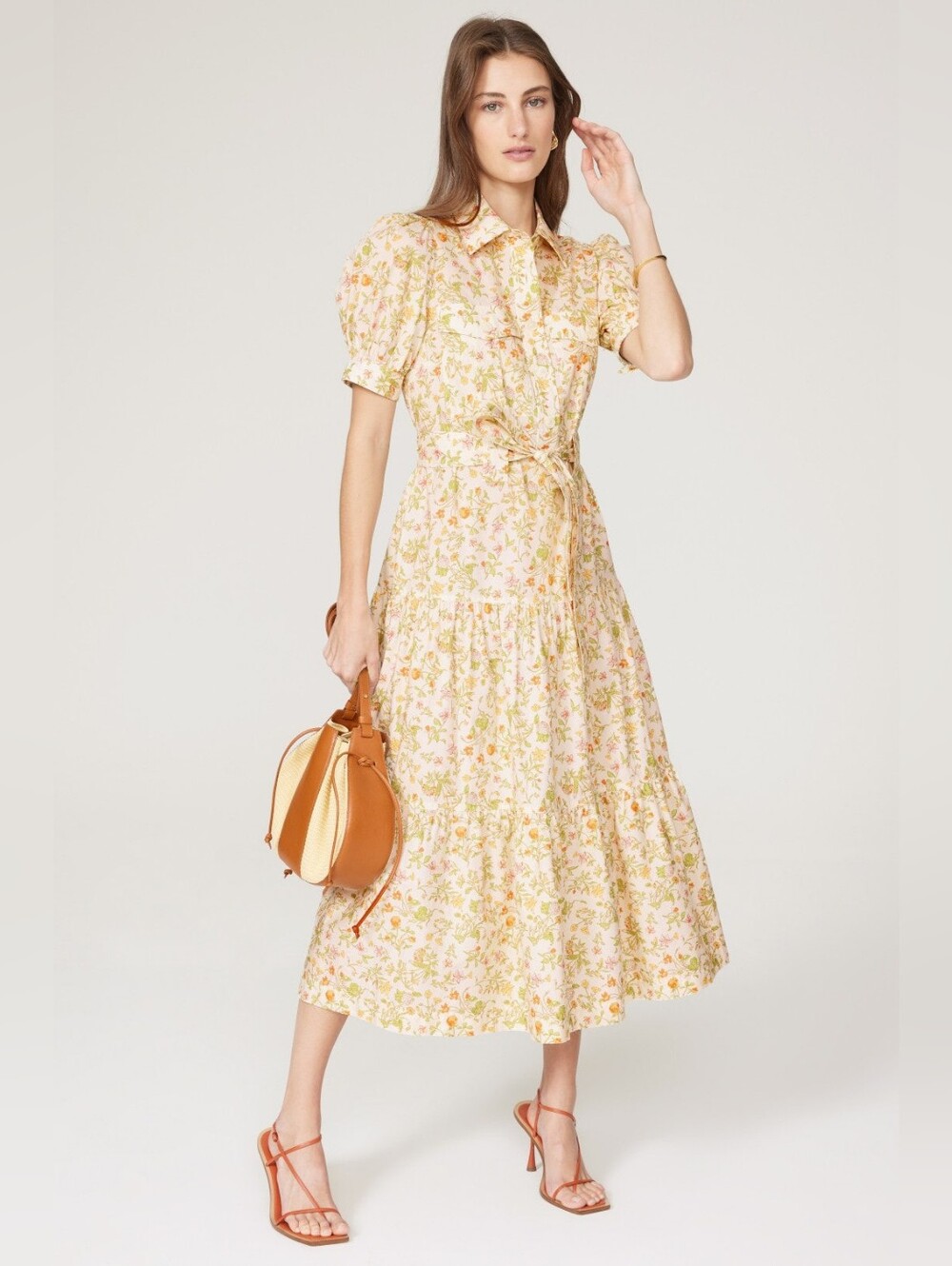 Derek Lam 10 Crosby Buffy Dress, Sz 10, Effortless Quiet Luxury, Missing Belt!!